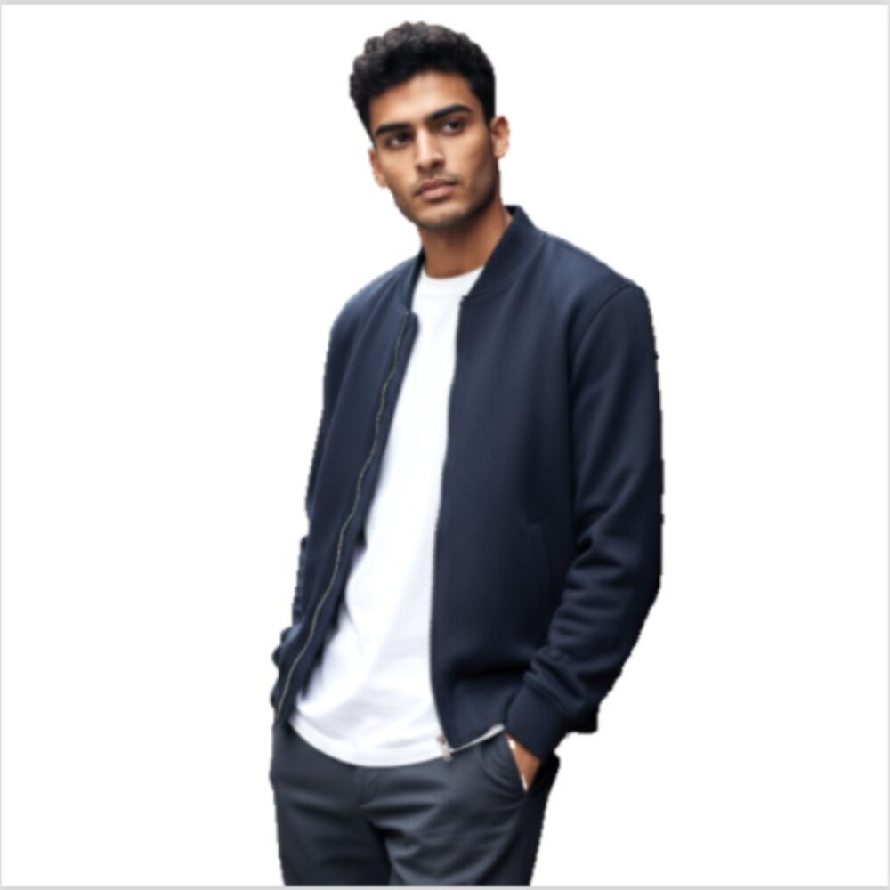 Bagatelle Homme New York Men's Bomber Jacket NWT MSRP $439 Forest Green